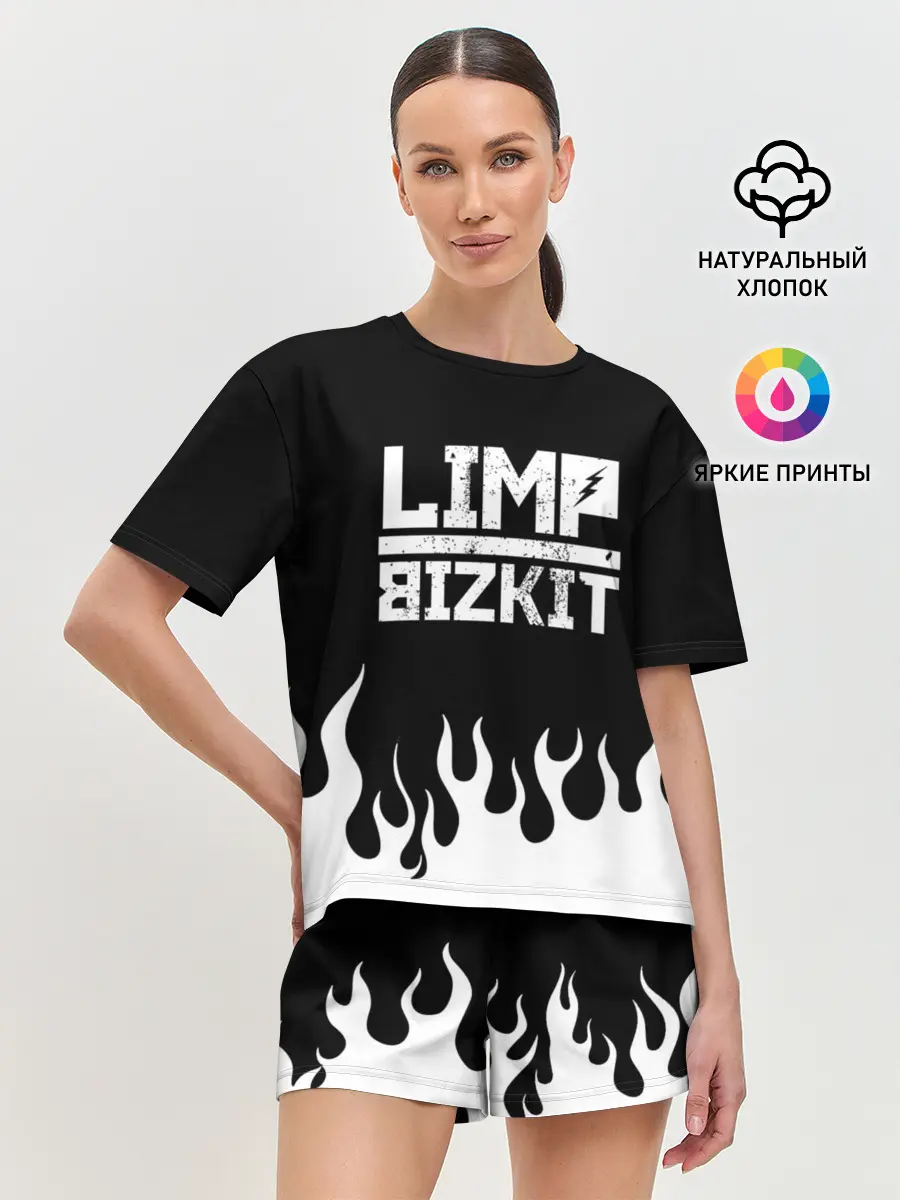 Женская пижама с шортами / Limp Bizkit