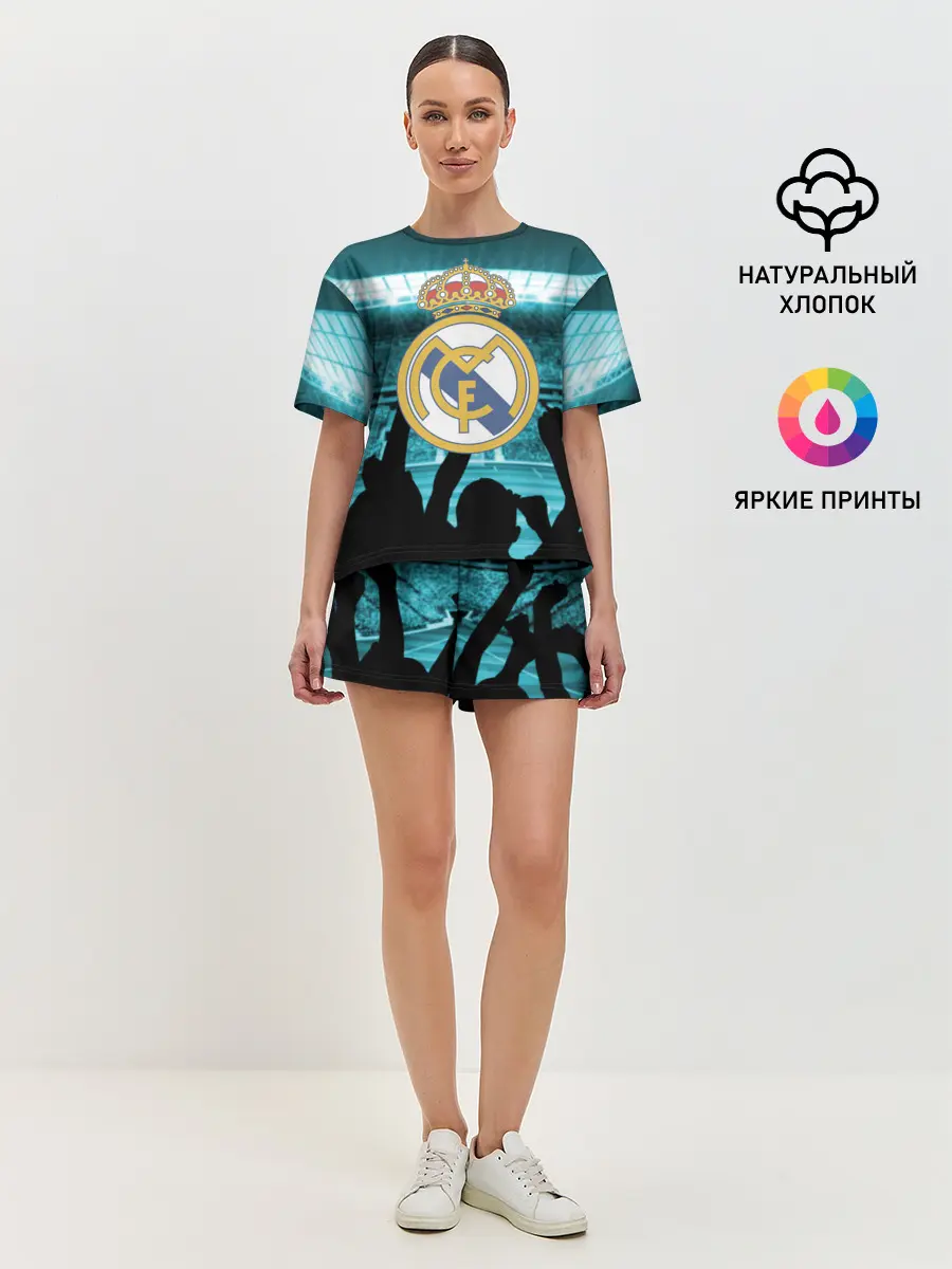 Женская пижама с шортами / Real Madrid