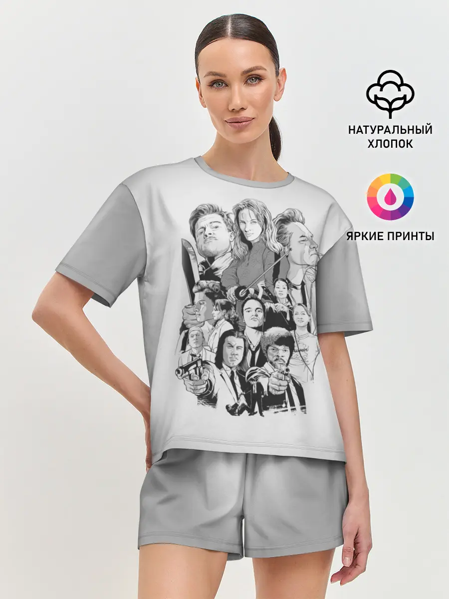 Женская пижама с шортами / КВЕНТИН ТАРАНТИНО.