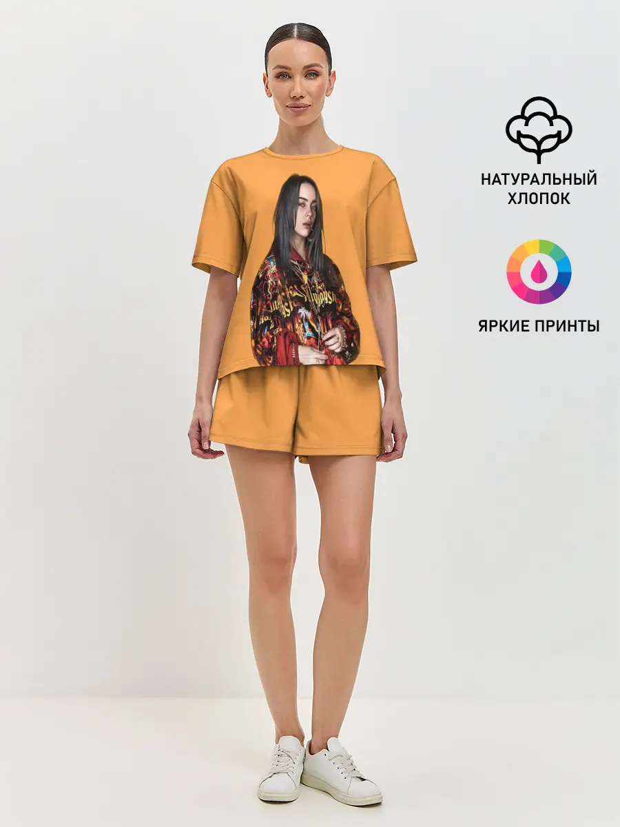 Женская пижама с шортами / Billie eilish