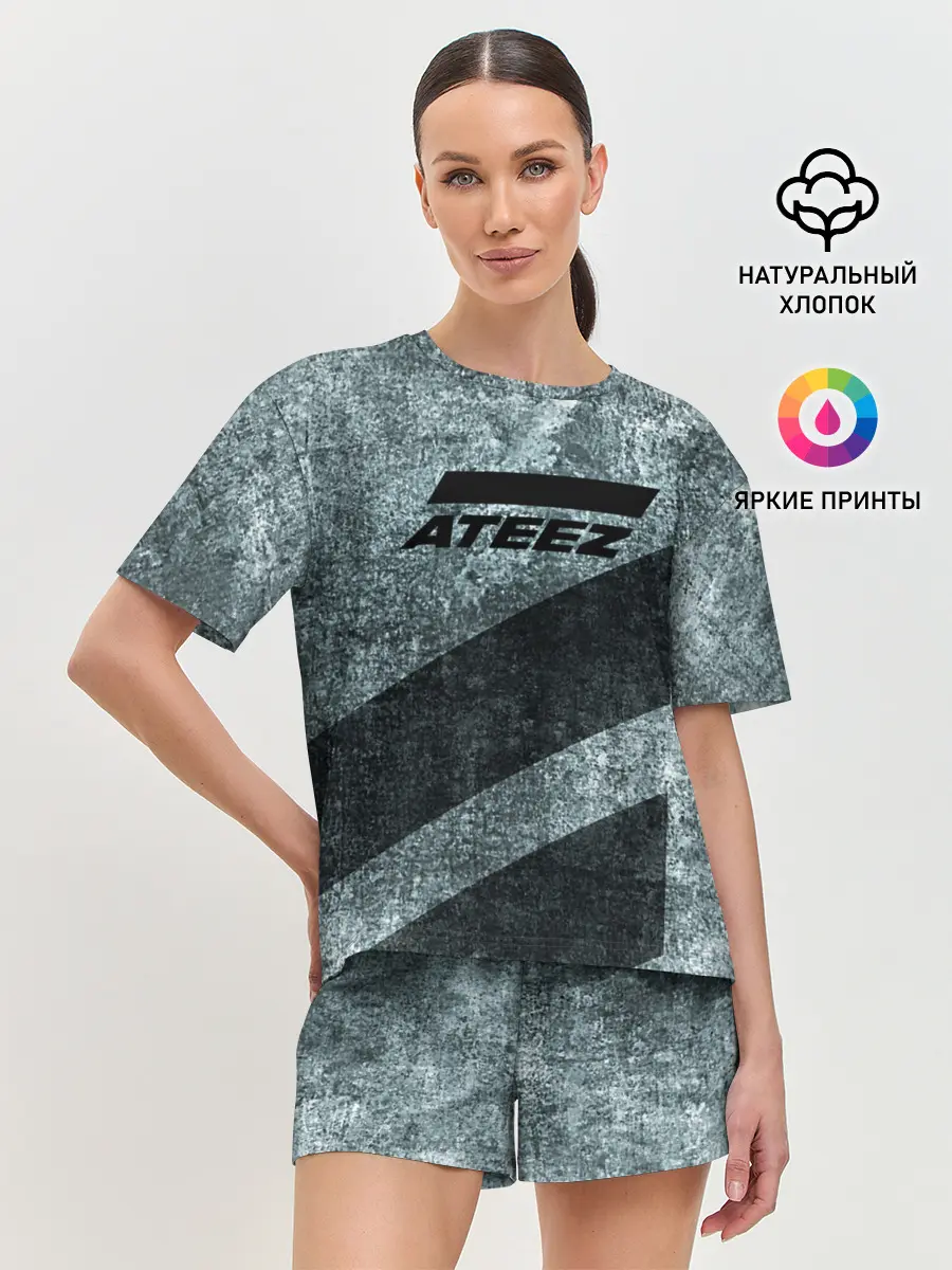 Женская пижама с шортами / Ateez
