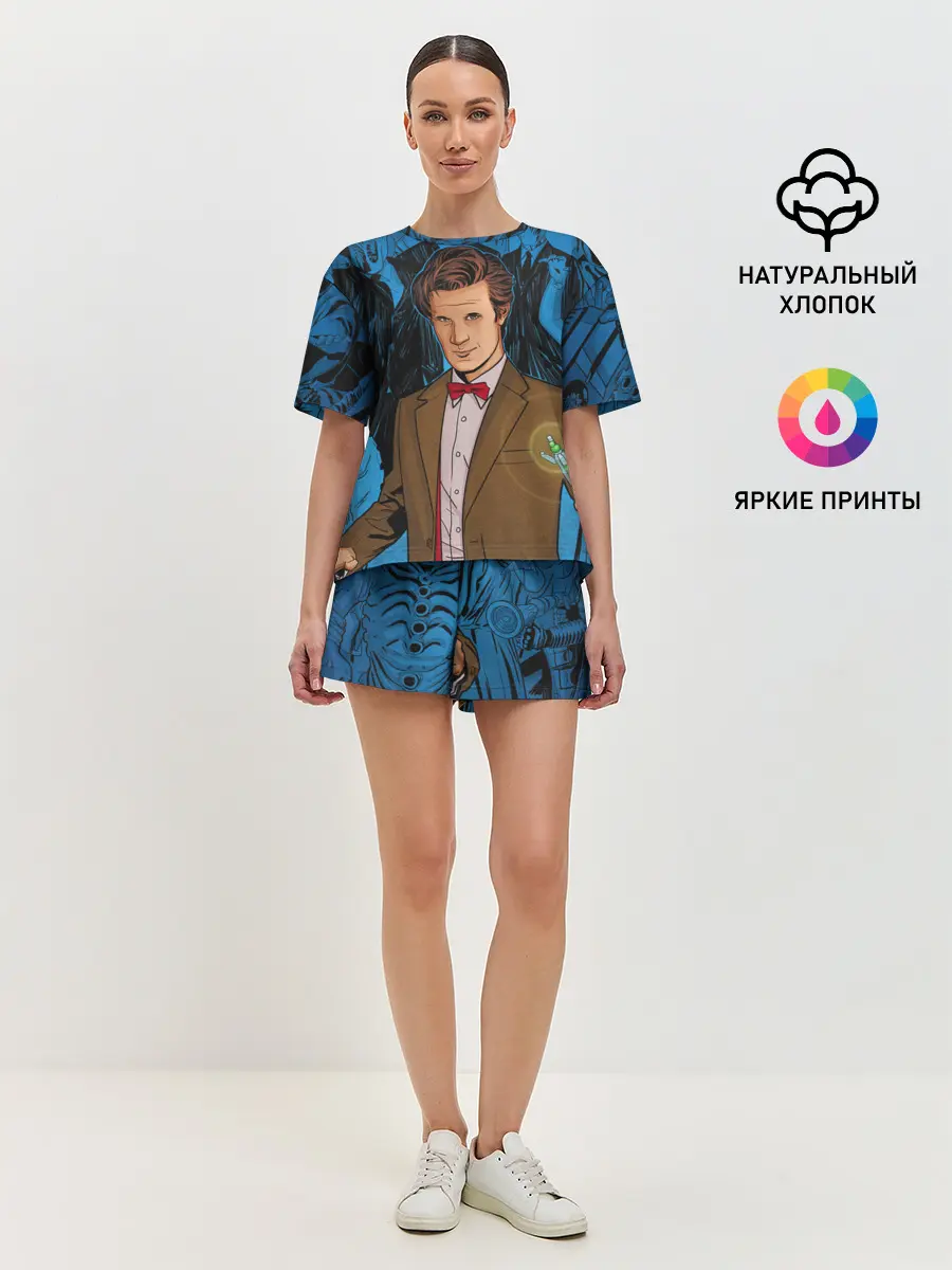 Женская пижама с шортами / Доктор Кто