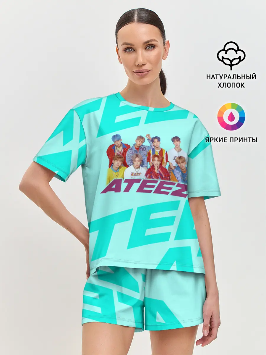 Женская пижама с шортами / Ateez