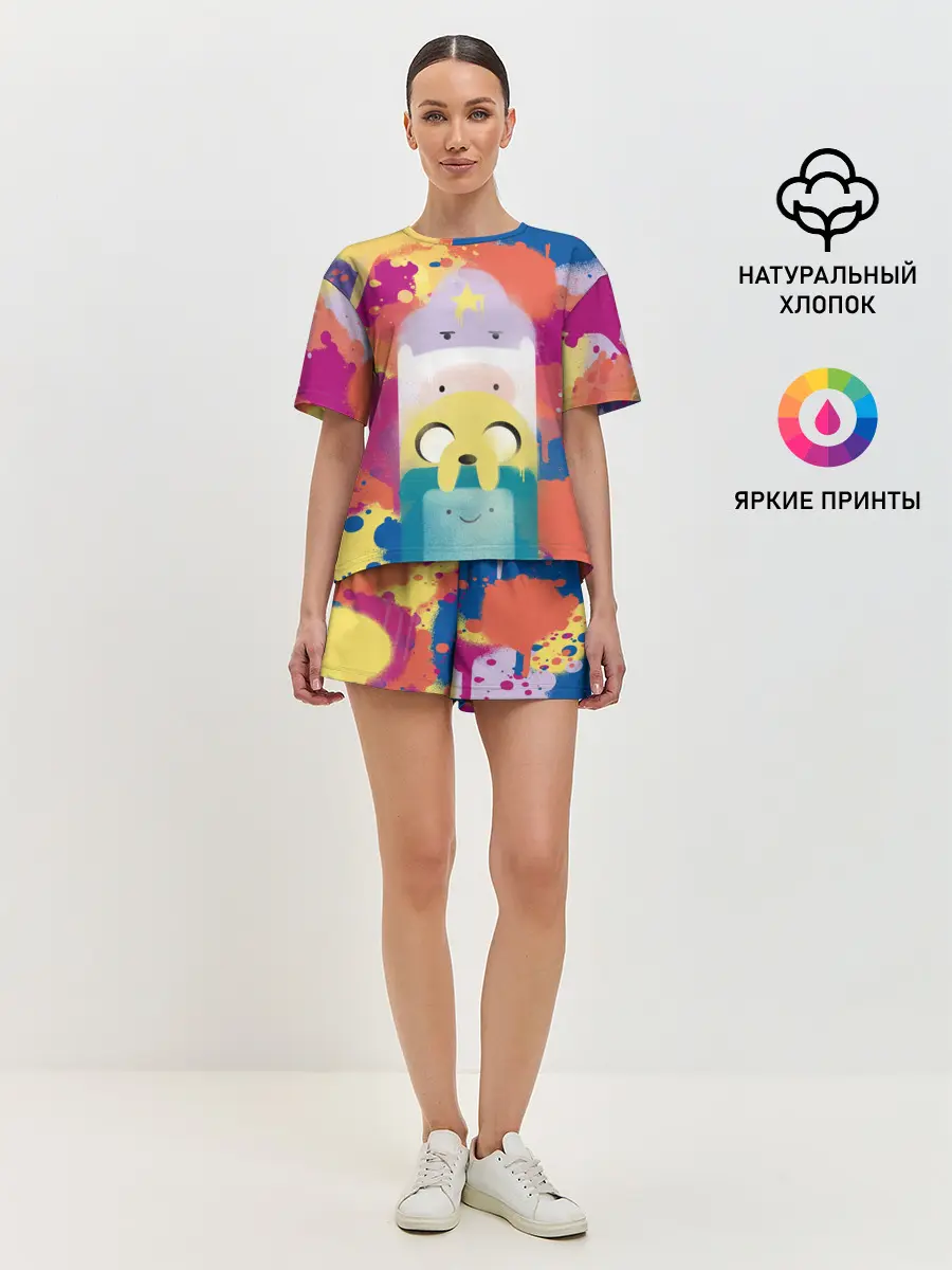 Женская пижама с шортами / Adventure Time