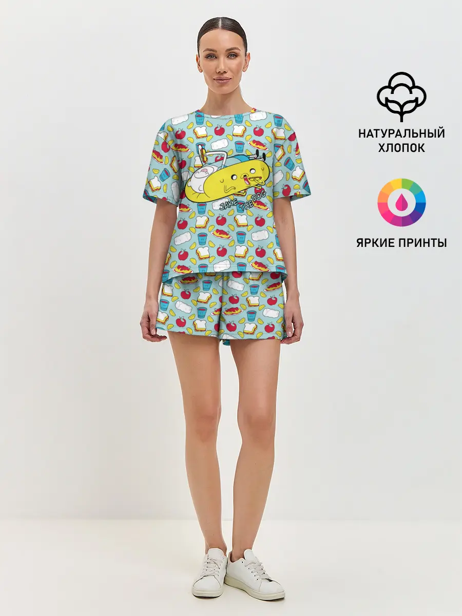 Женская пижама с шортами / Jake the Dog