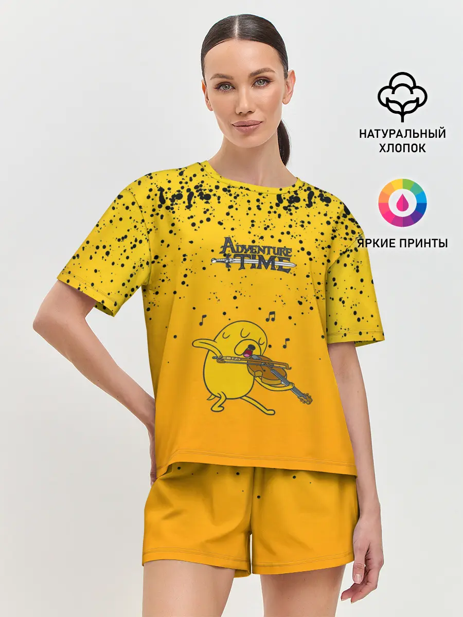 Женская пижама с шортами / Jake-musician