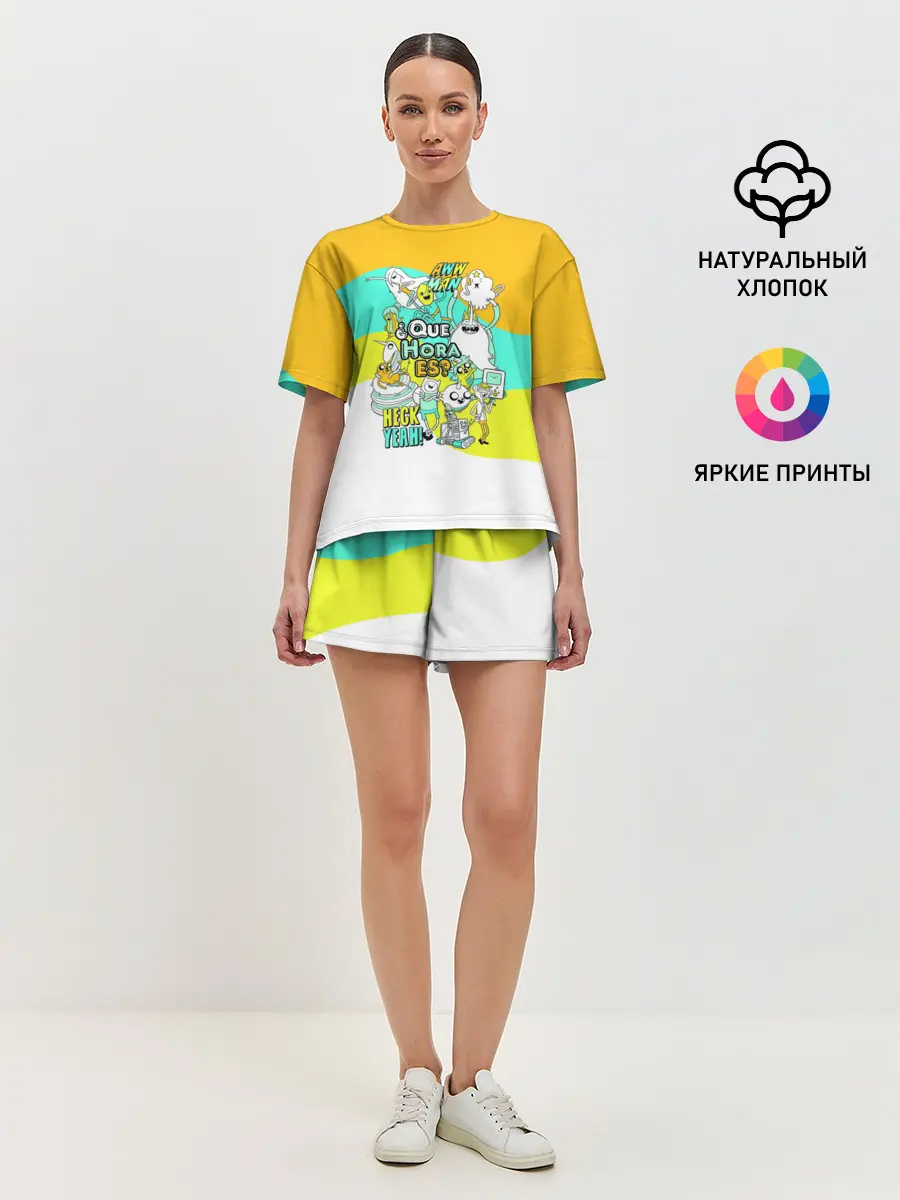 Женская пижама с шортами / Adventure Time