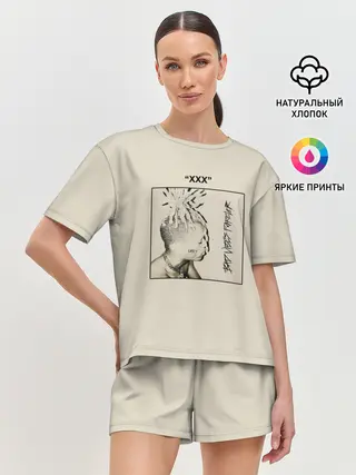 Женская пижама с шортами / XXXTENTACION BAD VIBES FOREVER