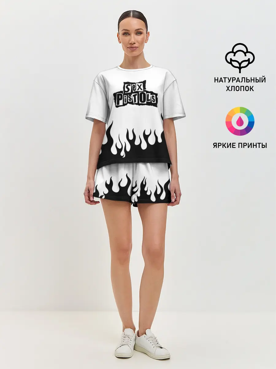 Женская пижама с шортами / Sex Pistols