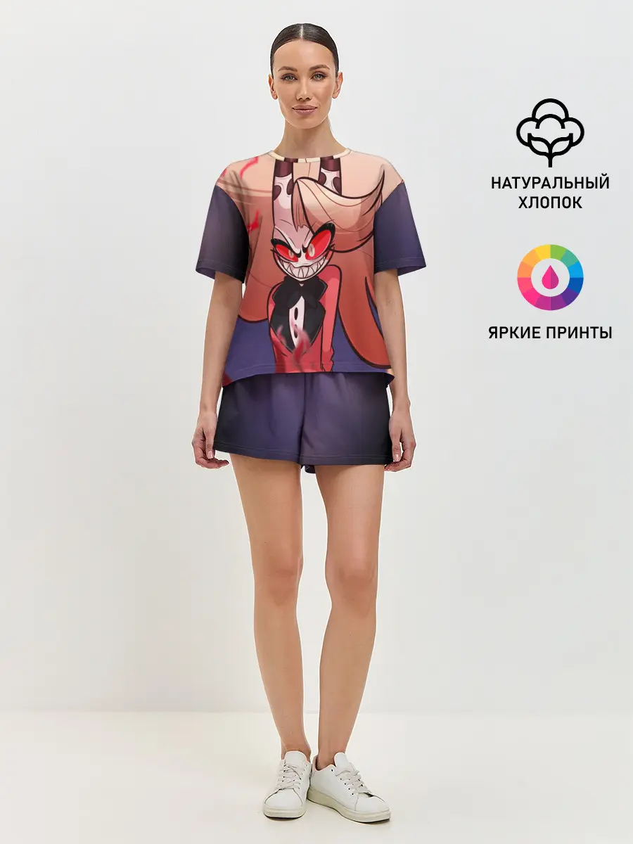 Женская пижама с шортами / Hazbin Hotel. Charlie