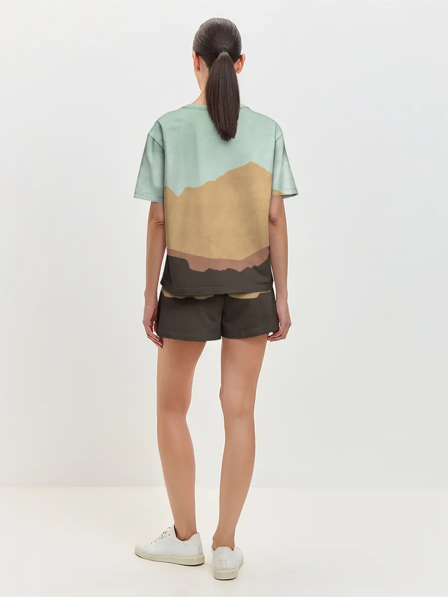 Женская пижама с шортами / Rust