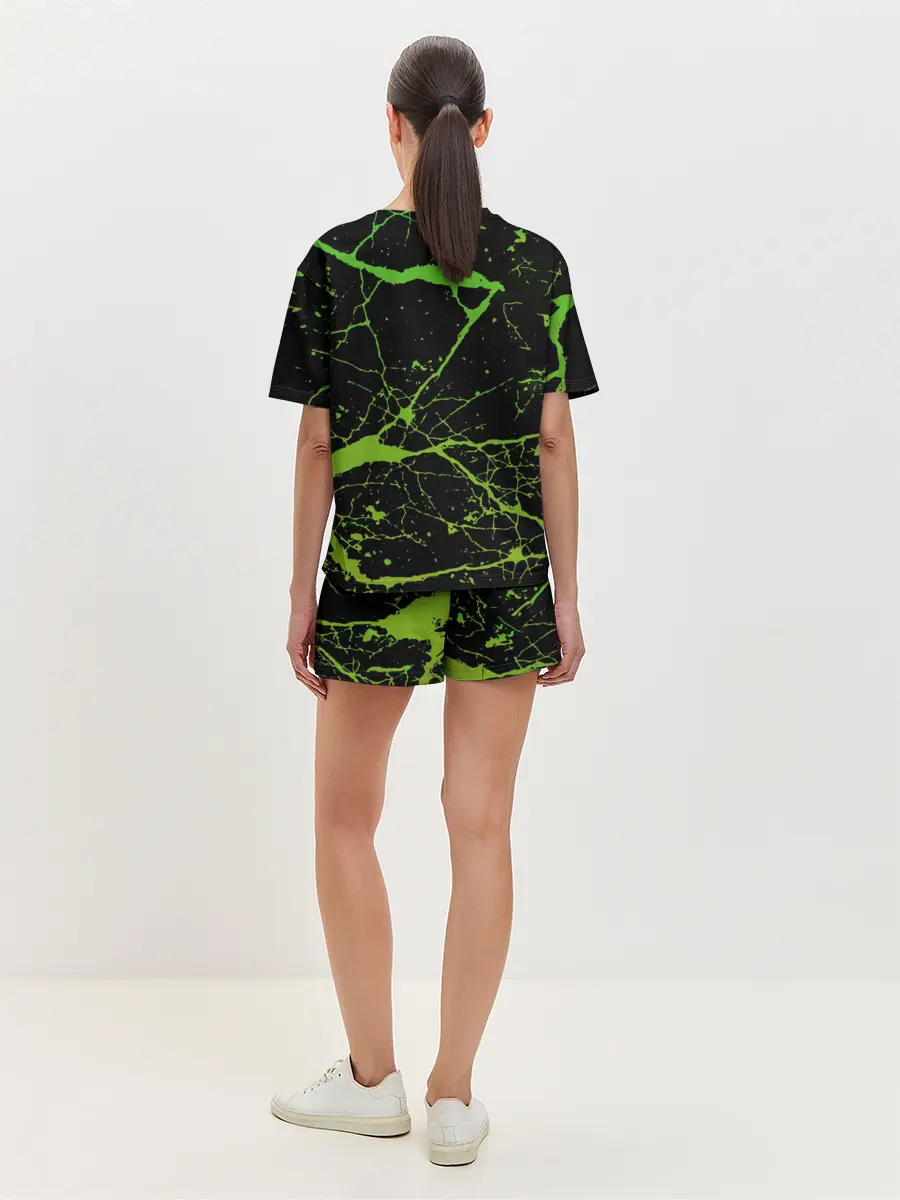 Женская пижама с шортами / Брызги Красок