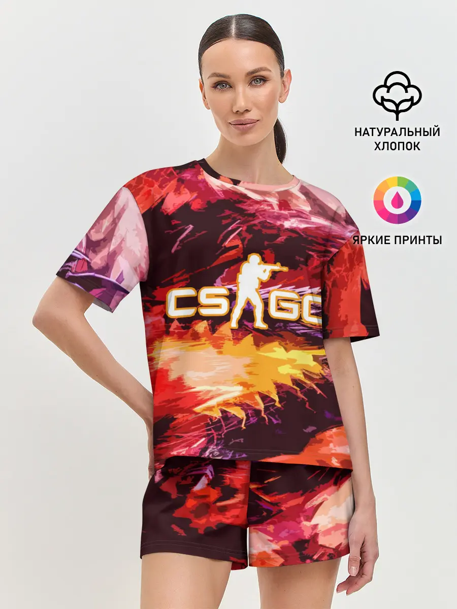Женская пижама с шортами / CS GO