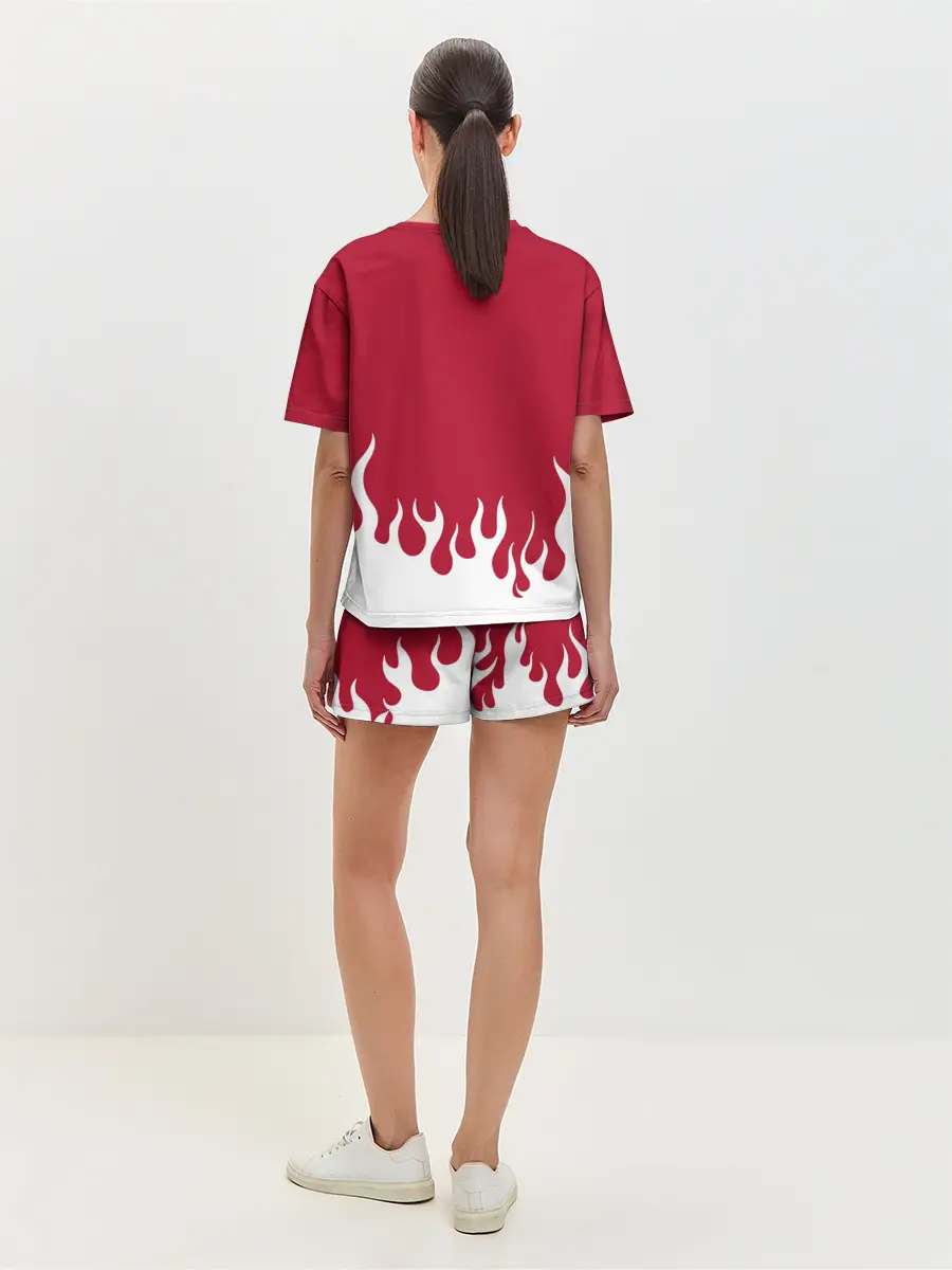 Женская пижама с шортами / AC DC