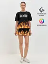 Женская пижама с шортами / AC DC