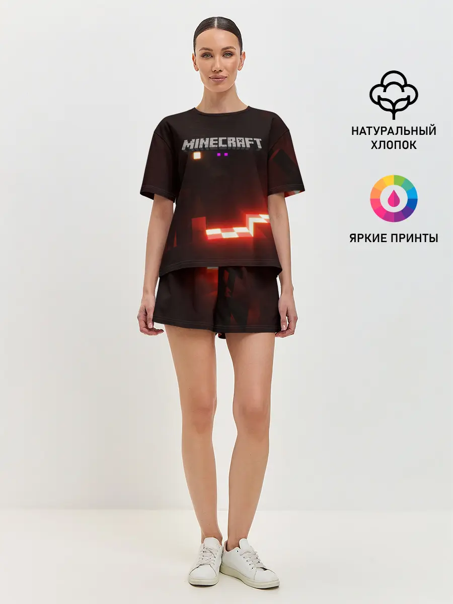 Женская пижама с шортами / MINECRAFT