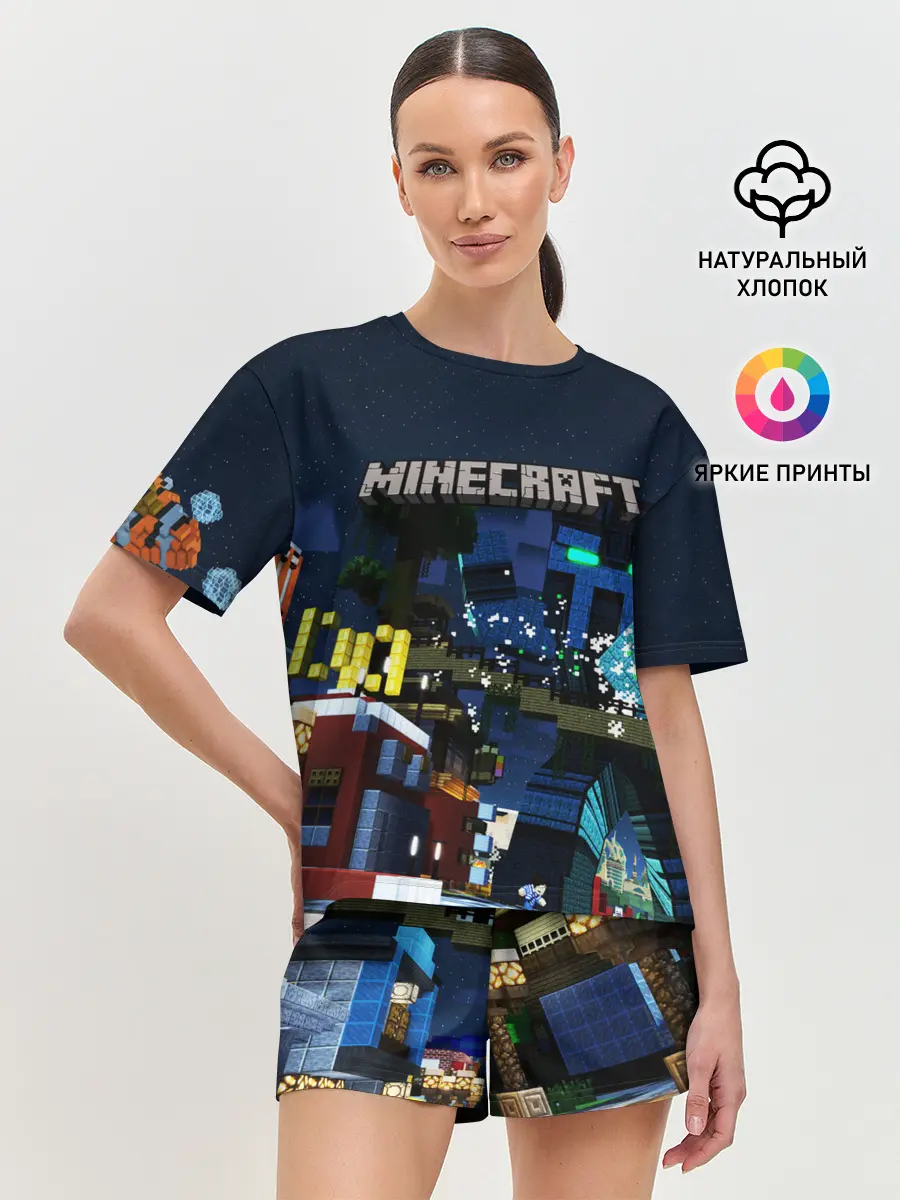 Женская пижама с шортами / MINECRAFT