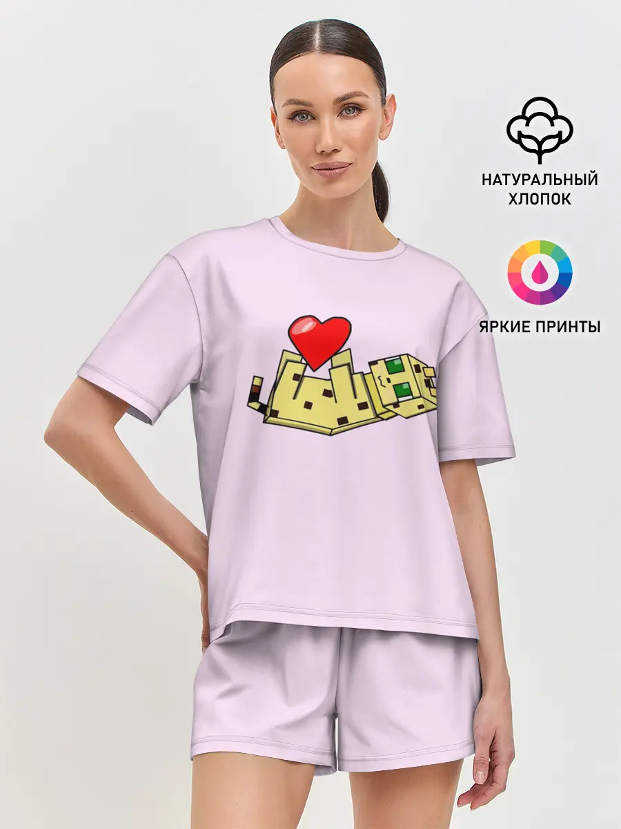 Женская пижама с шортами / MINECRAFT