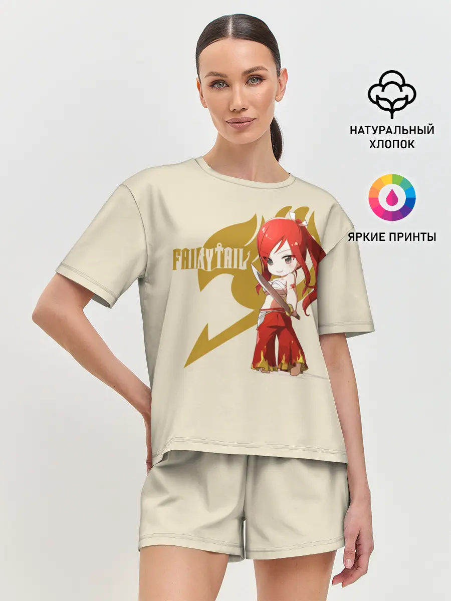 Женская пижама с шортами / Хвост Феи