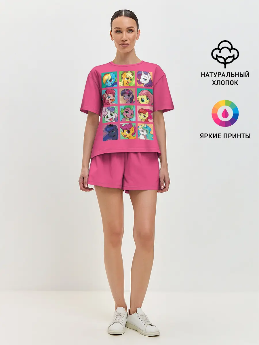 Женская пижама с шортами / My little pony