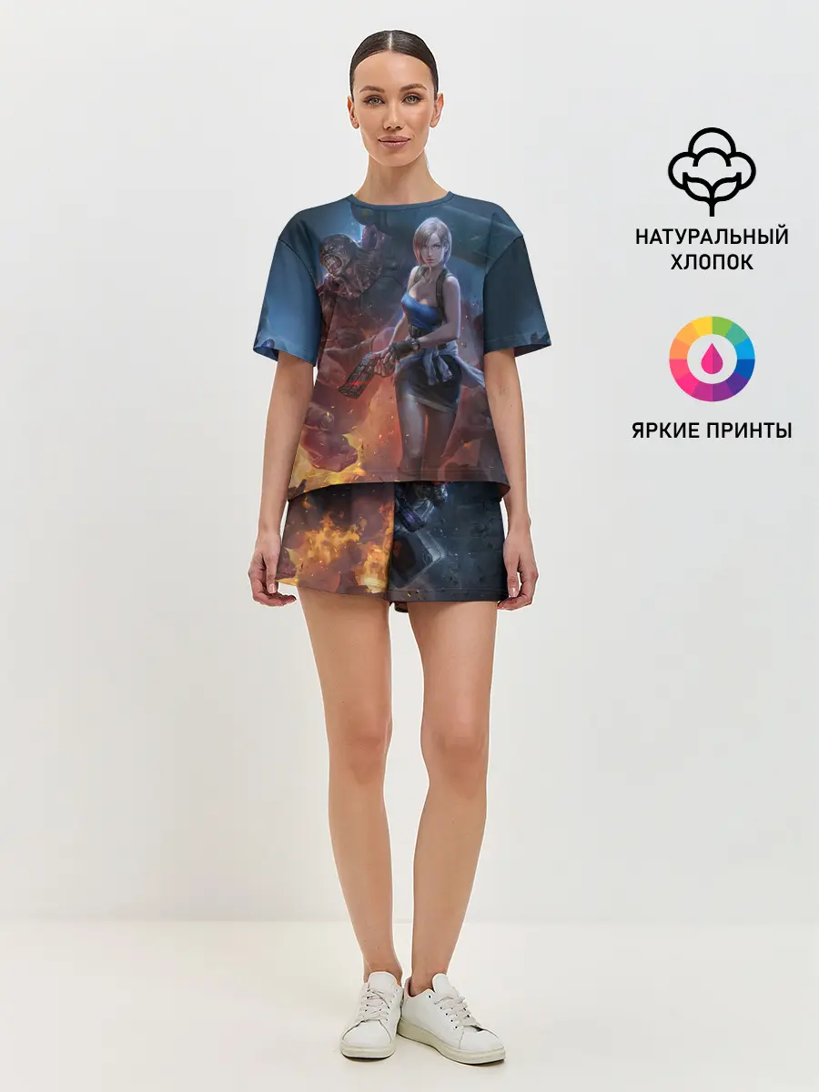 Женская пижама с шортами / RESIDENT EVIL | ОБИТЕЛЬ ЗЛА