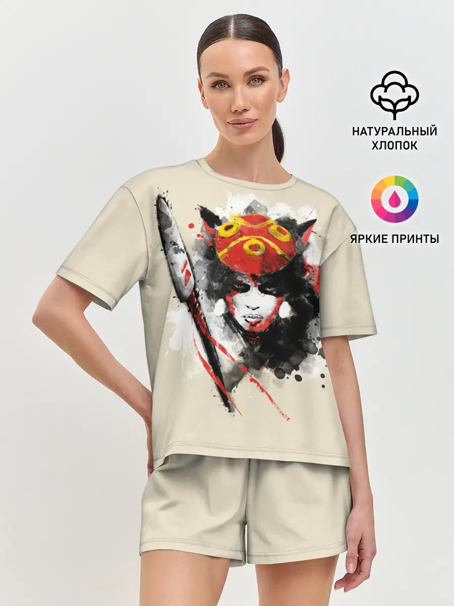 Женская пижама с шортами / Princess Mononoke