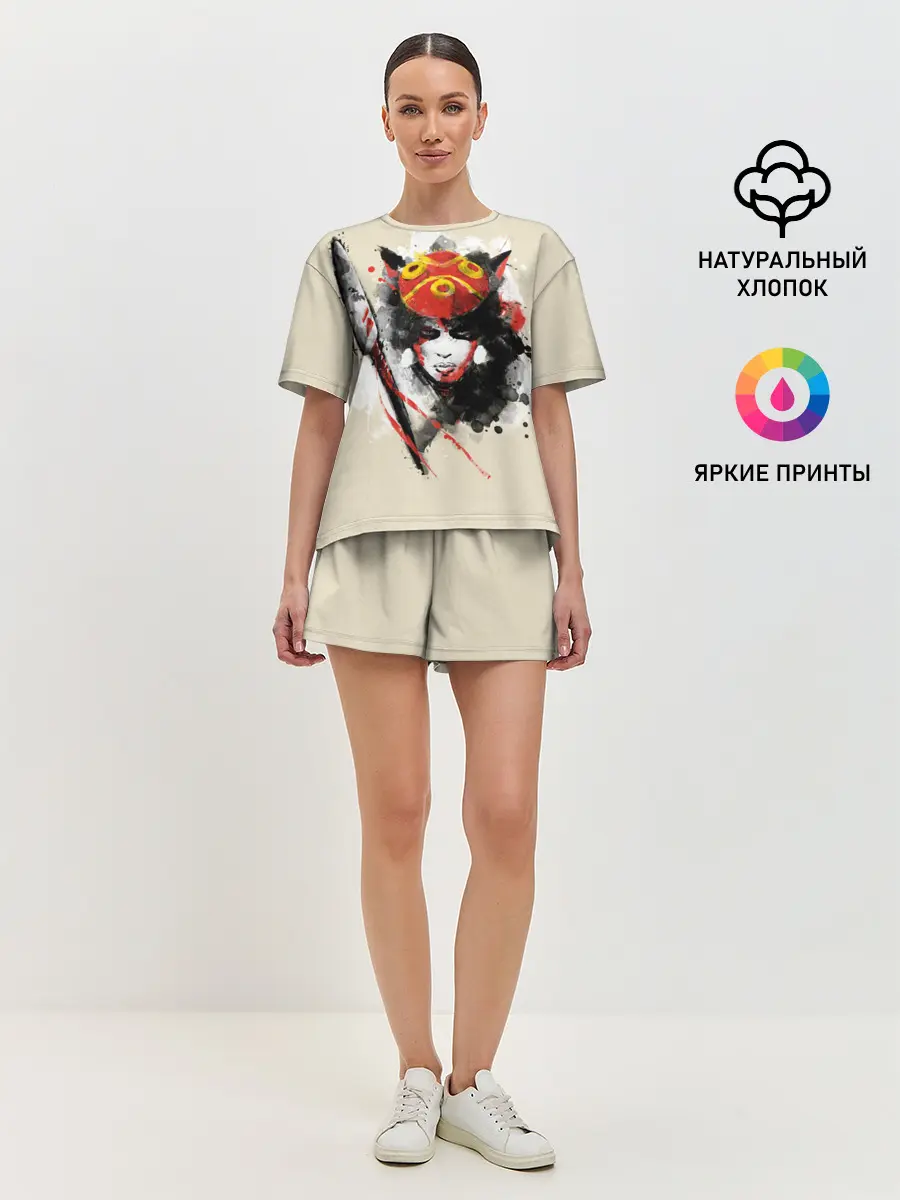 Женская пижама с шортами / Princess Mononoke