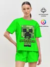 Женская пижама с шортами / MINECRAFT CREEPER