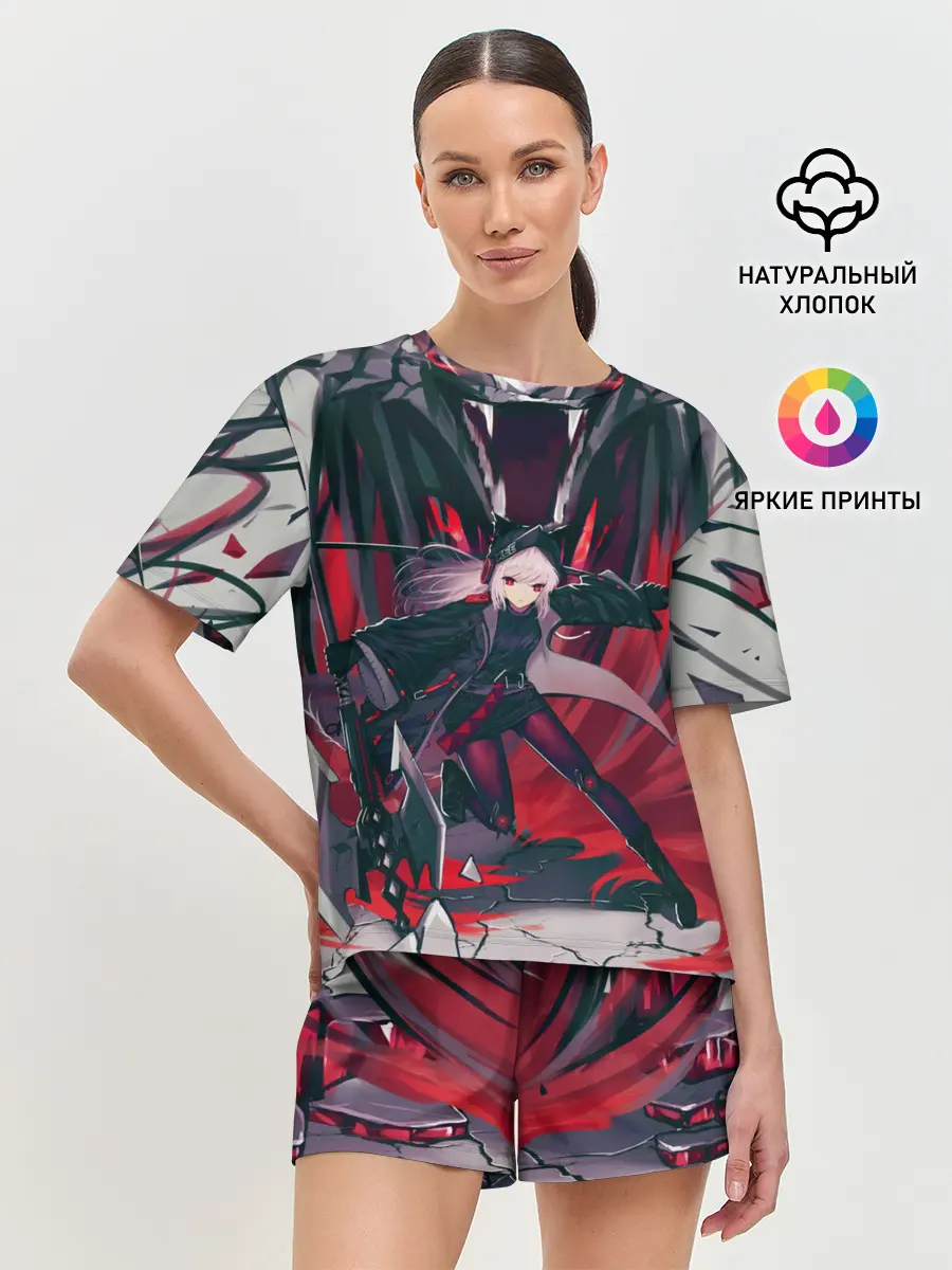 Женская пижама с шортами / Pixiv Fantasia Anastasia