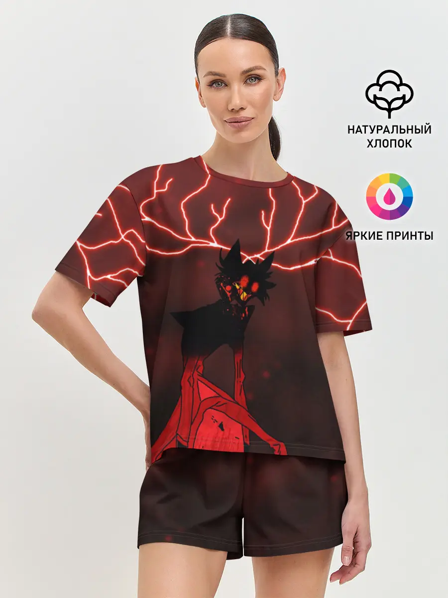 Женская пижама с шортами / Аластор