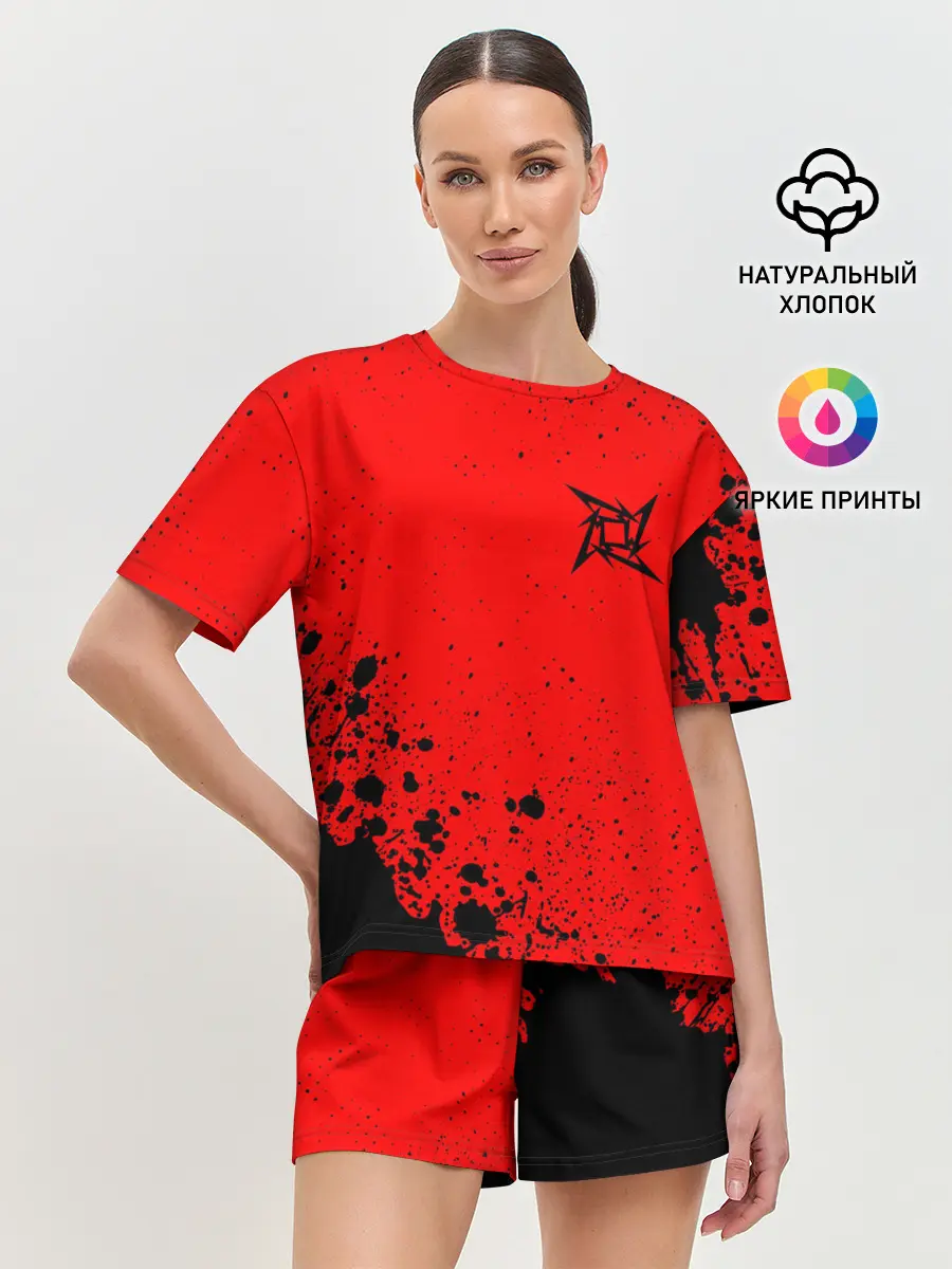 Женская пижама с шортами / METALLICA / МЕТАЛЛИКА