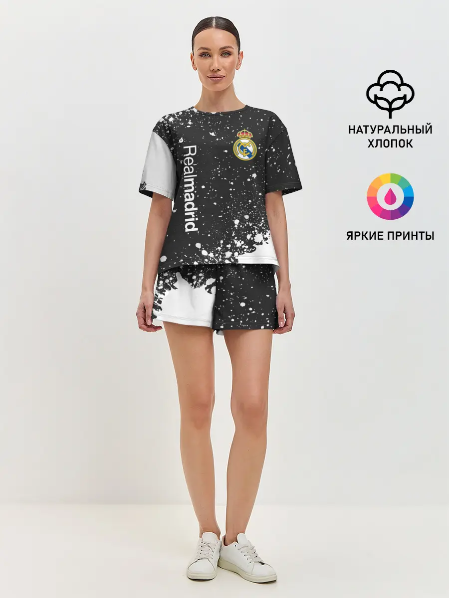 Женская пижама с шортами / REAL MADRID / РЕАЛ МАДРИД
