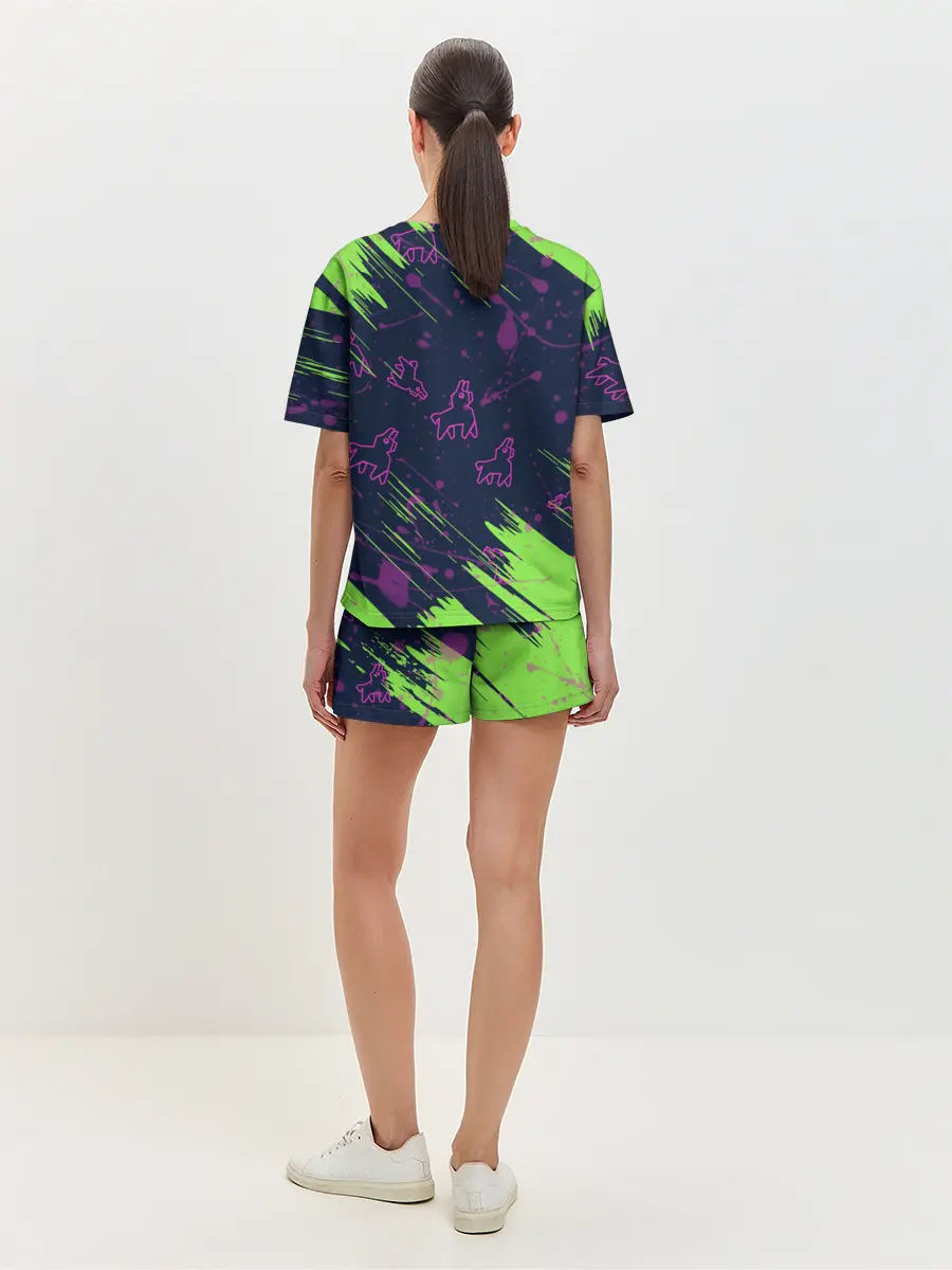 Женская пижама с шортами / FORTNITE LAMA.