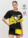 Женская пижама с шортами / Питтсбург Пингвинз