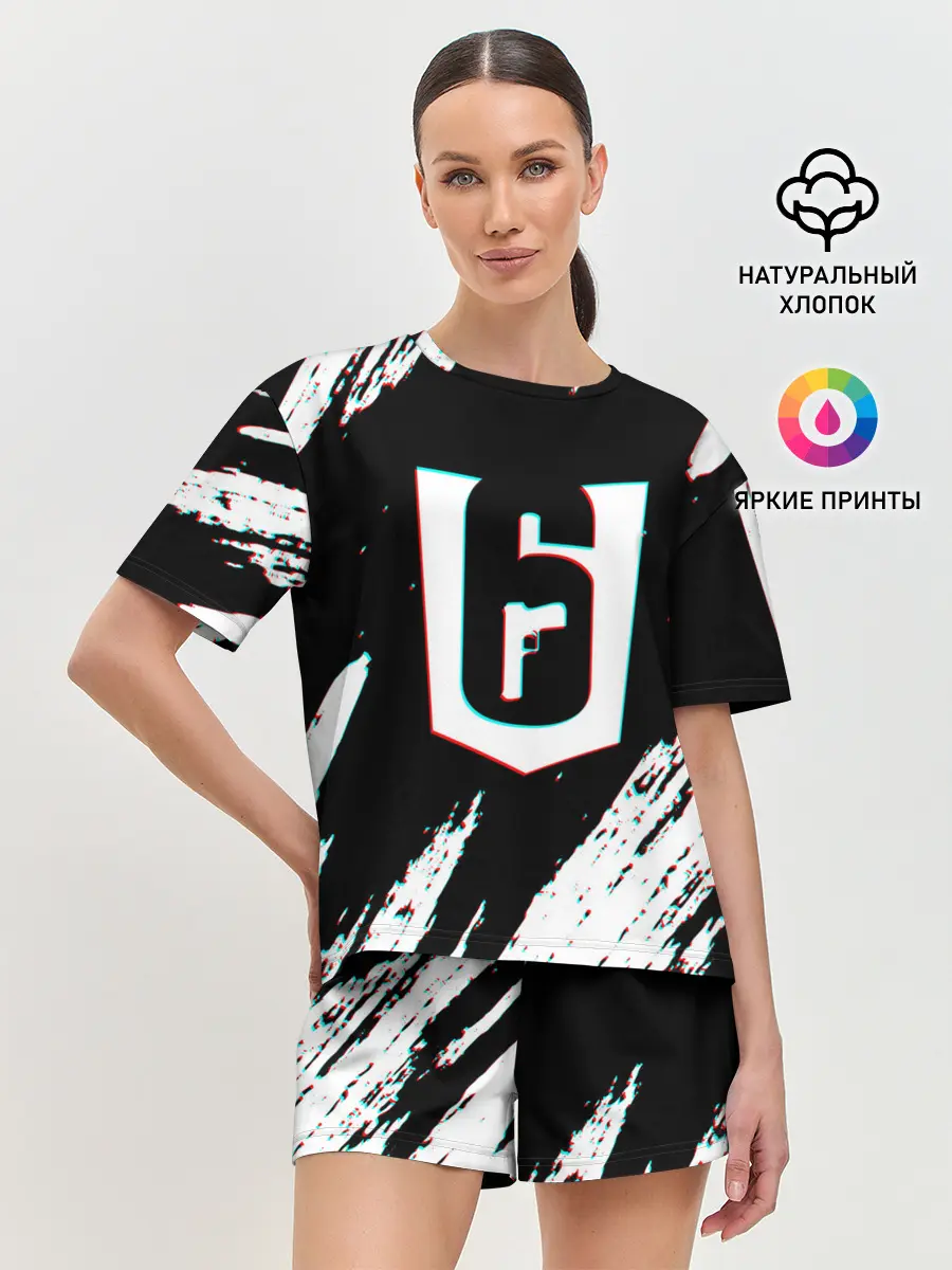 Женская пижама с шортами / RAINBOW SIX SIEGE.