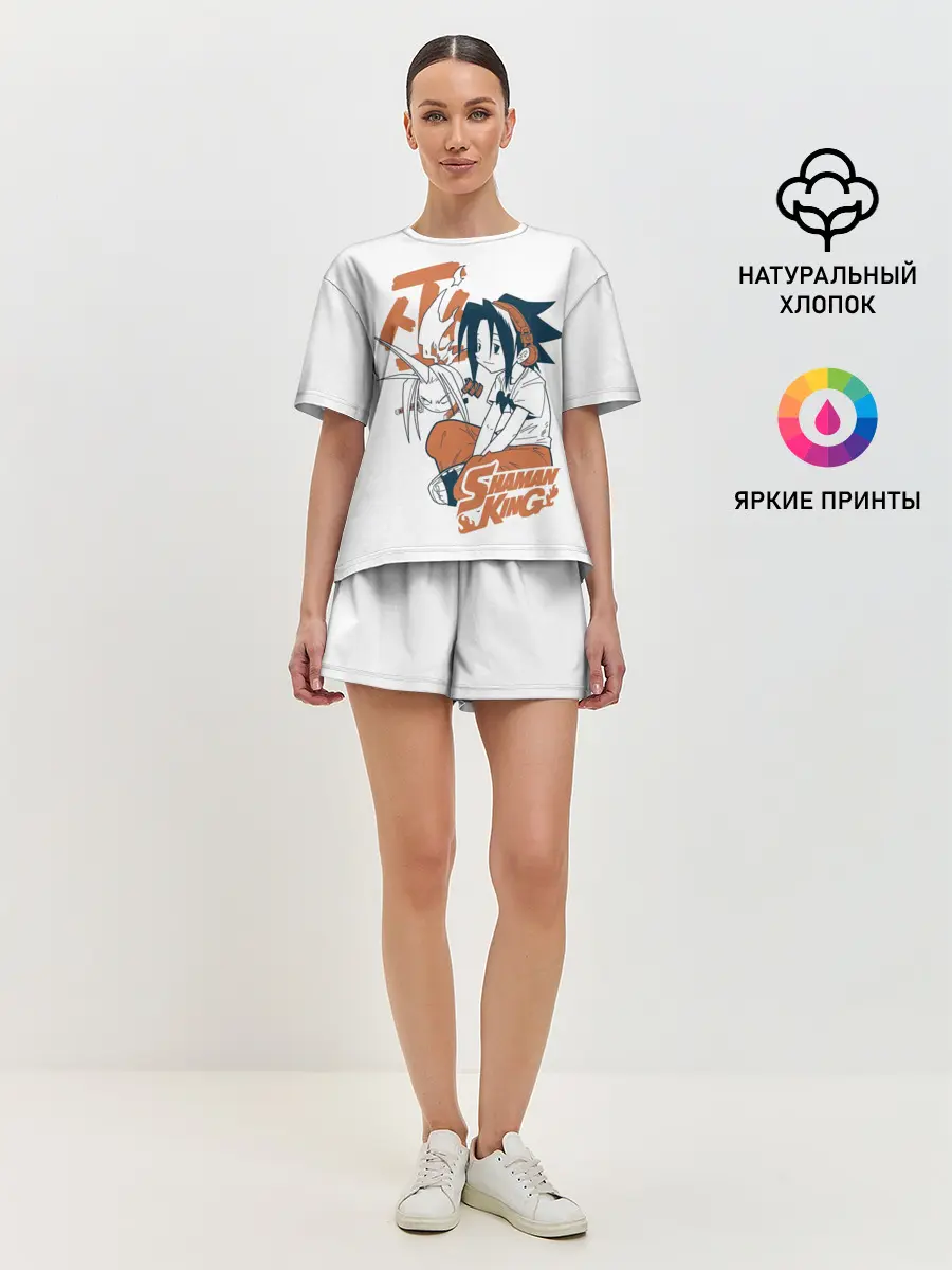 Женская пижама с шортами / Дружба Йо и Амидамару