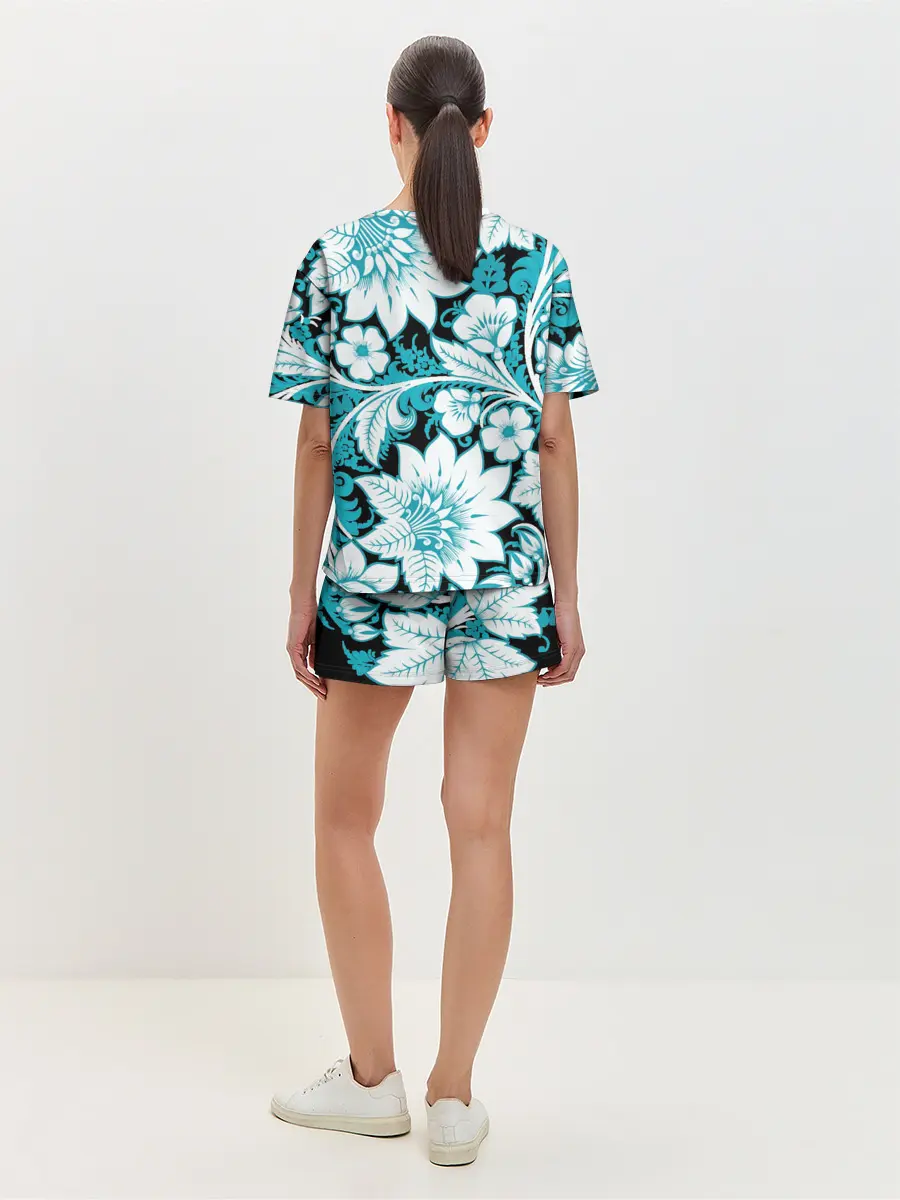 Женская пижама с шортами / Хохлома 2021