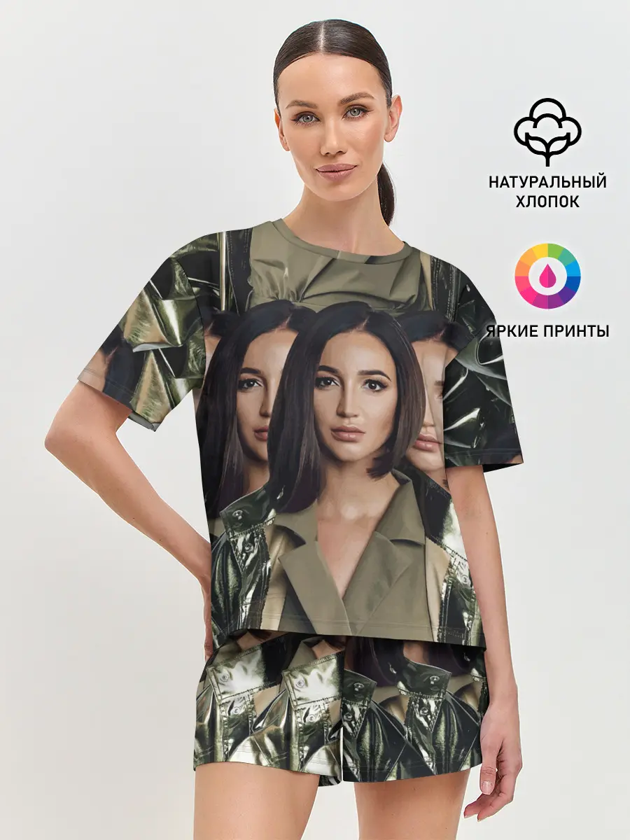 Женская пижама с шортами / Ольга Бузова