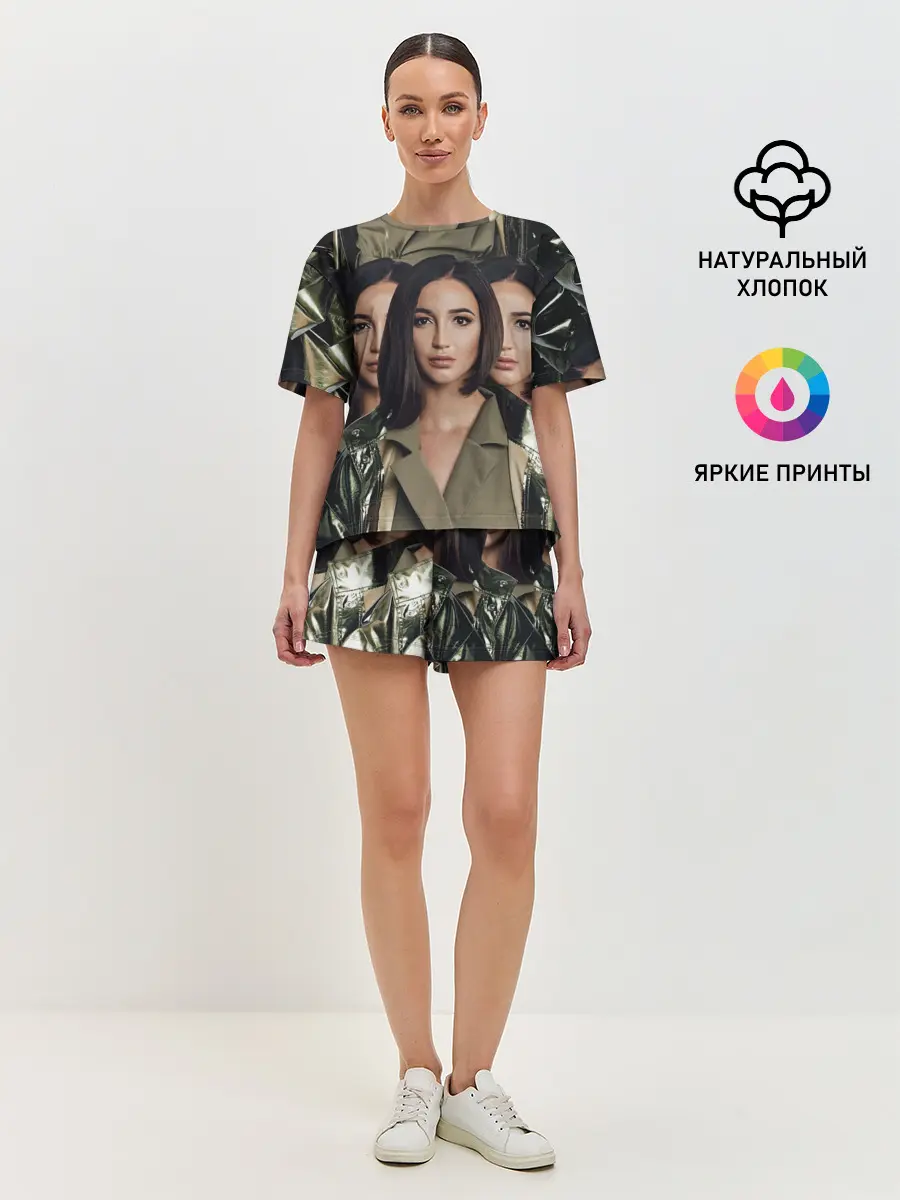 Женская пижама с шортами / Ольга Бузова