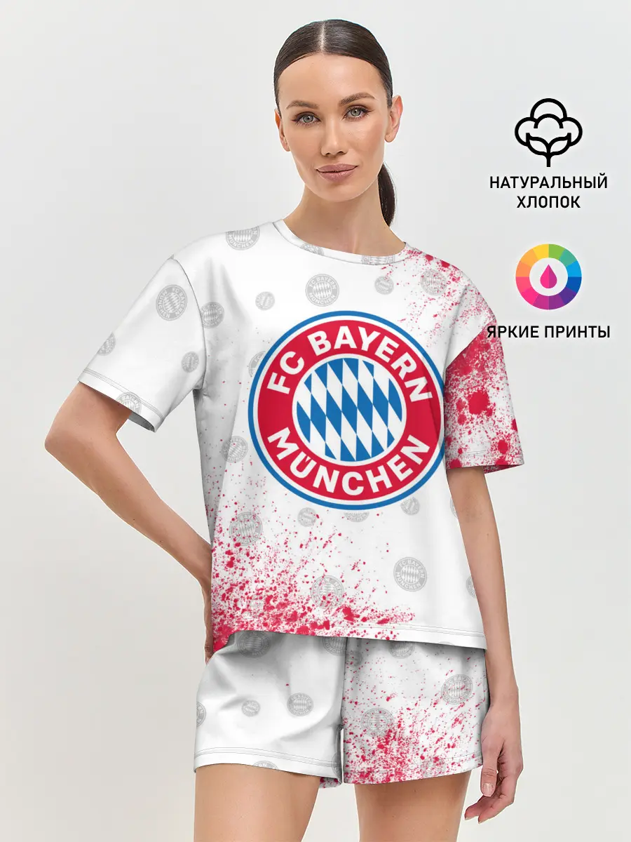 Женская пижама с шортами / FC BAYERN / БАВАРИЯ