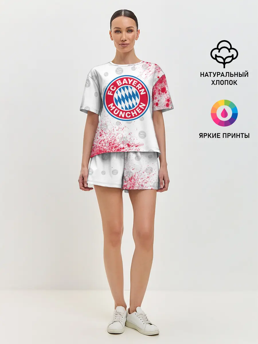 Женская пижама с шортами / FC BAYERN / БАВАРИЯ