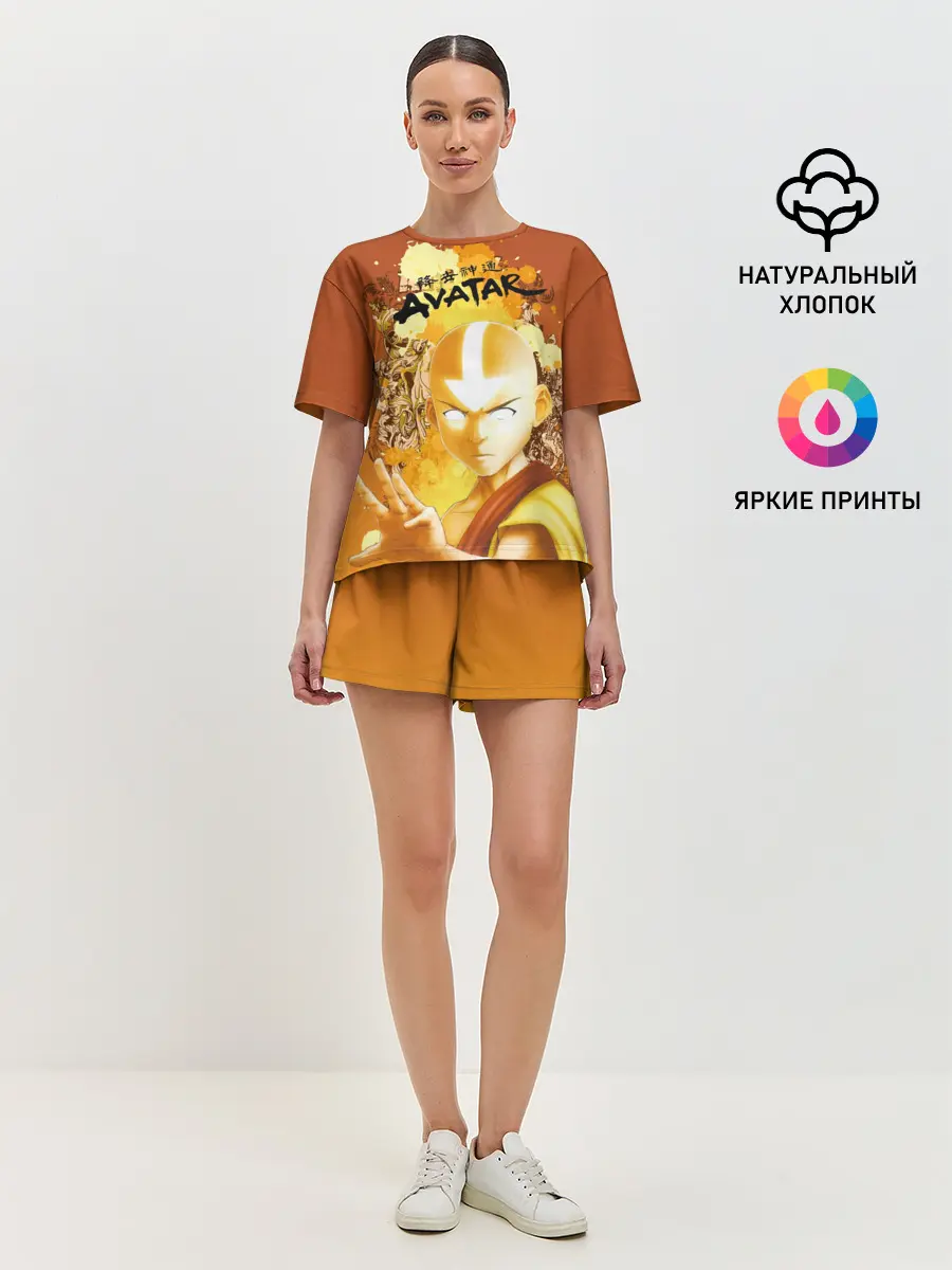 Женская пижама с шортами / Легенда об Аанге. Аватар