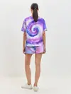 Женская пижама с шортами / TIE-DYE PURPLE
