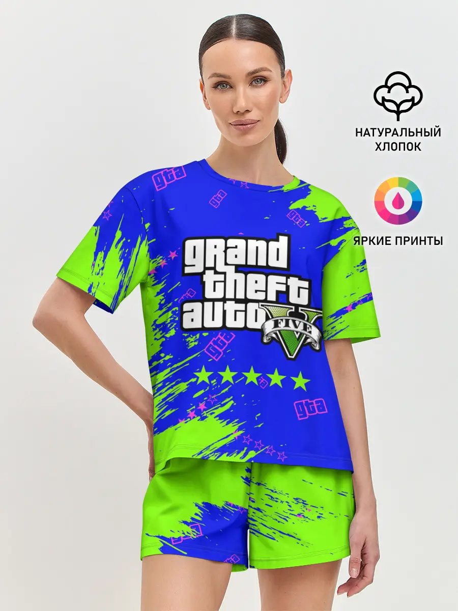 Женская пижама с шортами / GTA 5 / ГТА 5