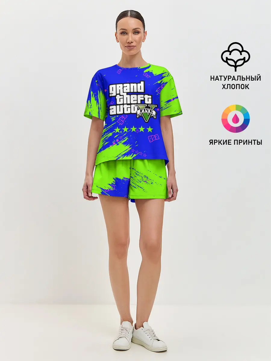 Женская пижама с шортами / GTA 5 / ГТА 5