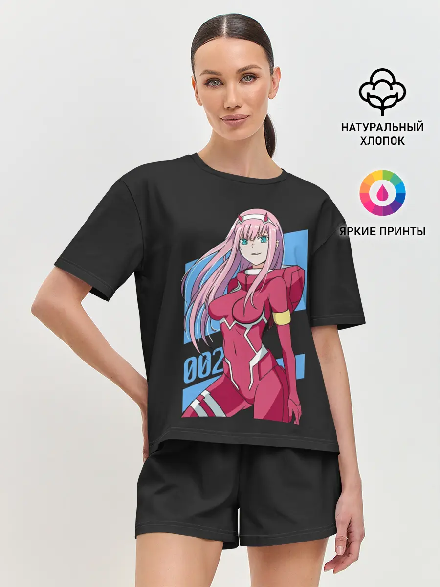 Женская пижама с шортами / Zero Two in costume