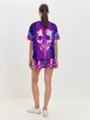 Женская пижама с шортами / Skull glitch