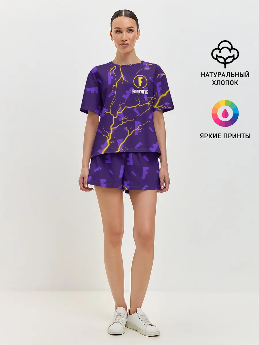 Женская пижама с шортами / FORTNITE / ФОРТНАЙТ