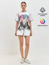 Женская пижама с шортами / Re:Zero, Рам и Рем