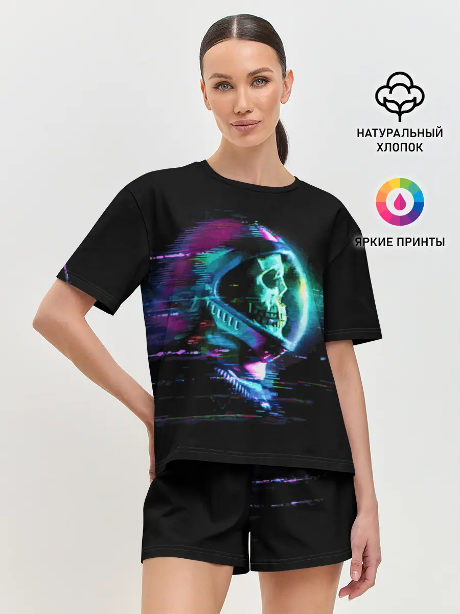 Женская пижама с шортами / Astronaut